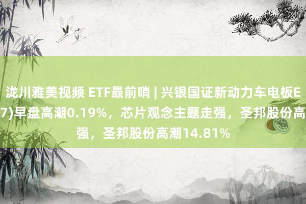 泷川雅美视频 ETF最前哨 | 兴银国证新动力车电板ETF(159767)早盘高潮0.19%，芯片观念主题走强，圣邦股份高潮14.81%