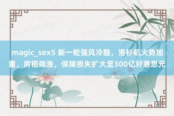 magic_sex5 新一轮强风冷酷，洛杉矶火势加重，房租飙涨，保障损失扩大至300亿好意思元