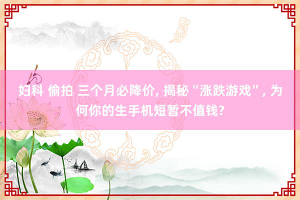 妇科 偷拍 三个月必降价， 揭秘“涨跌游戏”， 为何你的生手机短暂不值钱?