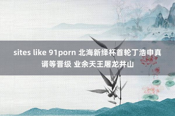 sites like 91porn 北海新绎杯首轮丁浩申真谞等晋级 业余天王屠龙井山