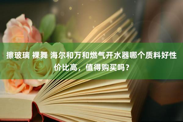 擦玻璃 裸舞 海尔和万和燃气开水器哪个质料好性价比高，值得购买吗？